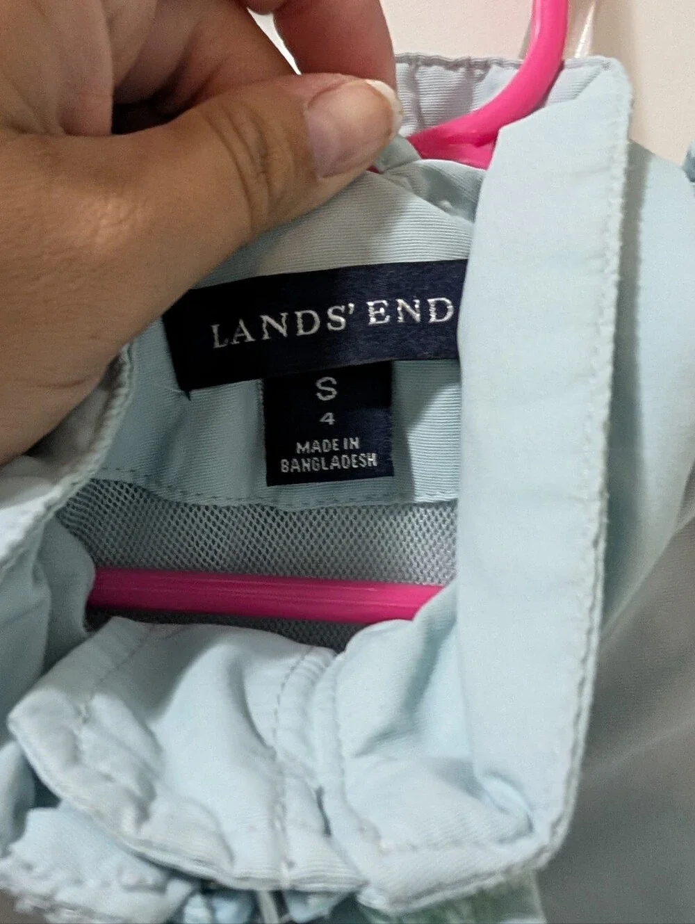 Lands' End Light Blue Utility Jacket